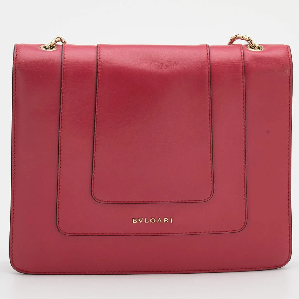 商品[二手商品] BVLGARI|Bvlgari Pink Leather Medium Serpenti Forever Shoulder Bag,价格¥9319,第4张图片详细描述