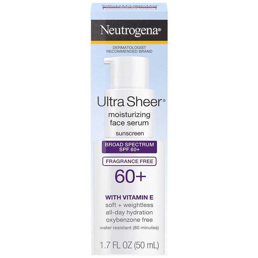 Ultra Sheer Moisturizing Serum, Vitamin E, SPF 60+商品第1张图片规格展示