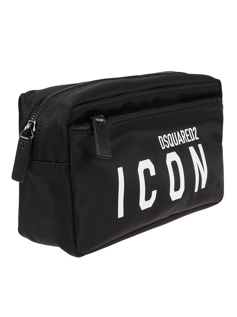 商品DSQUARED2|Dsquared2 Icon Logo Printed Toiletry Bag,价格¥1132,第3张图片详细描述