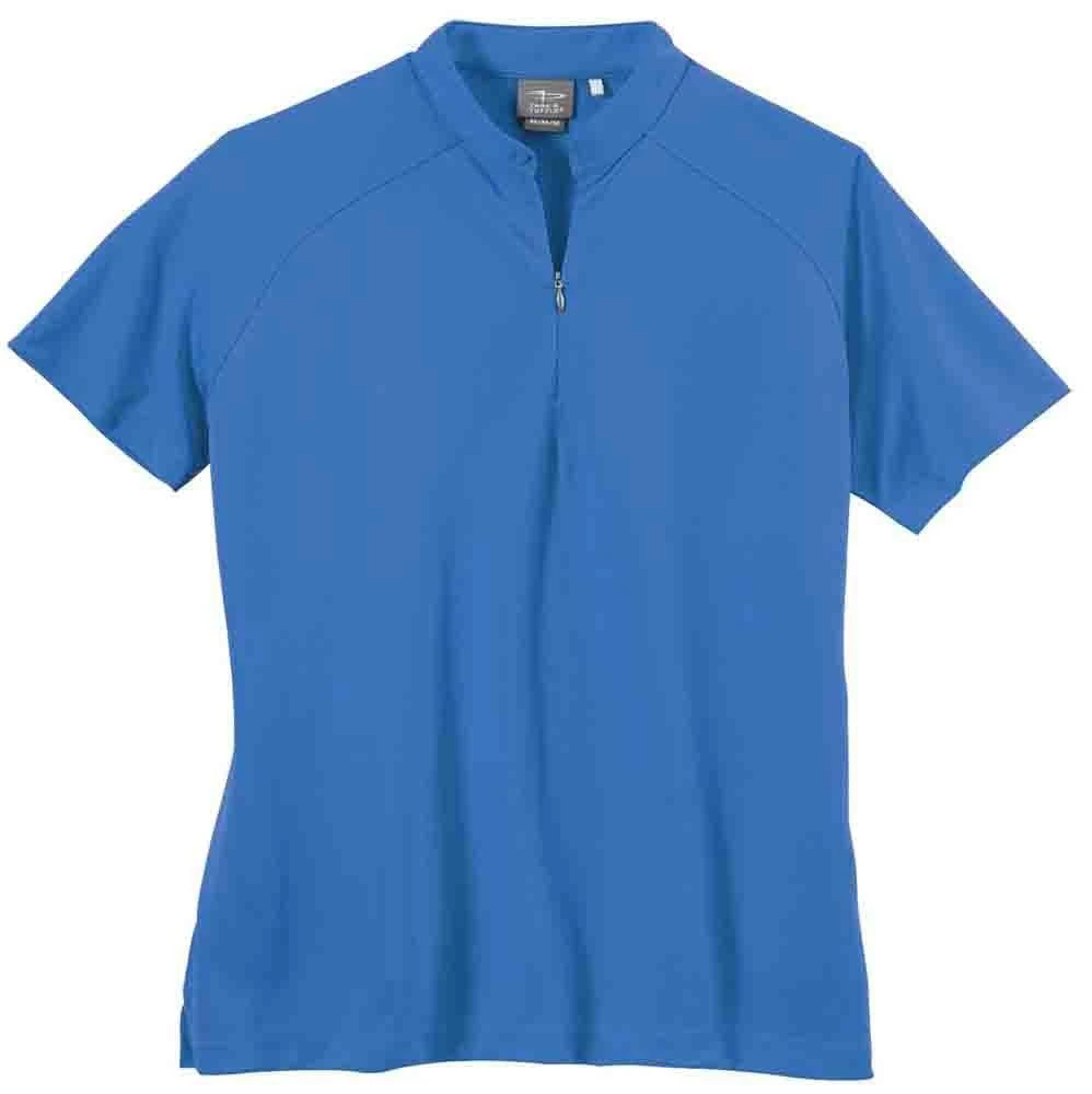 商品Page & Tuttle|Dot Texture Jersey Short Sleeve Polo Shirt,价格¥188,第1张图片详细描述