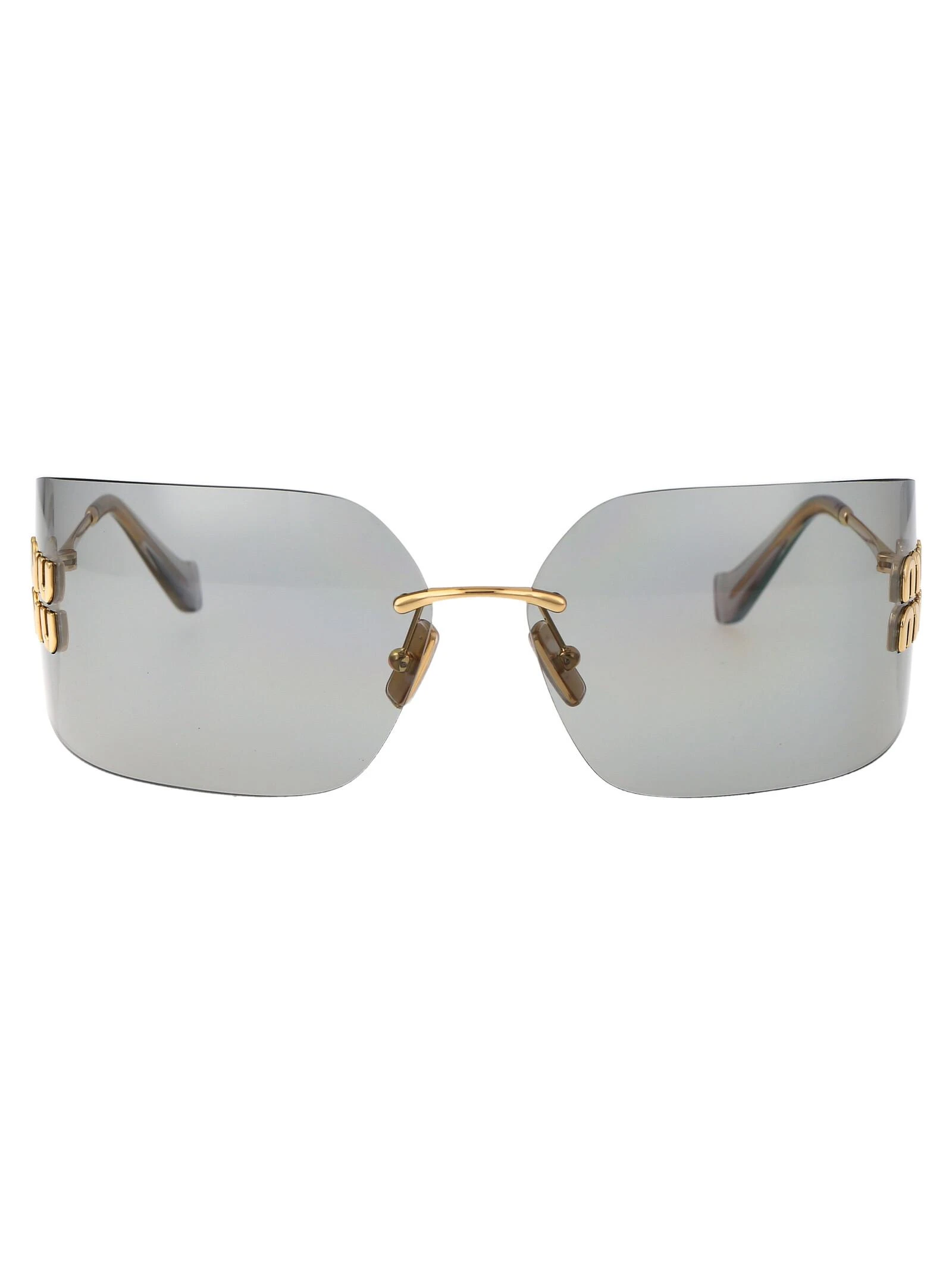 商品【商品预售7天】 Miu Miu|Miu Miu 女士眼镜 0MU54YS5AK30B 金色,价格¥3361,第1张图片