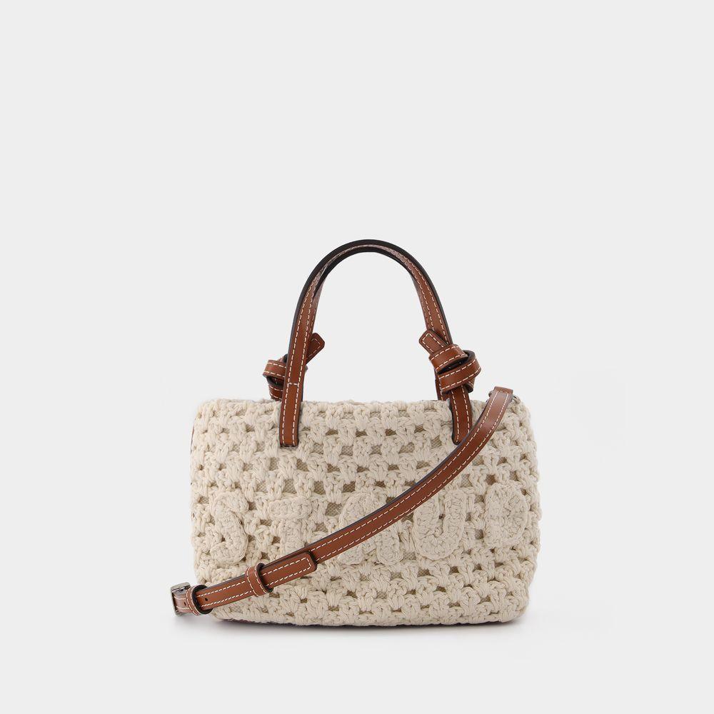 商品Staud|Crochet Ria Bag in Cream,价格¥1908,第5张图片详细描述