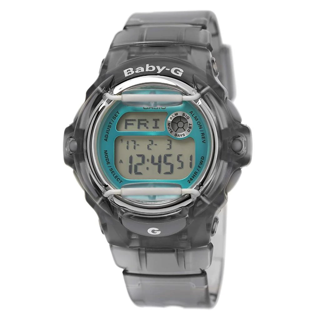 商品Casio|Casio Women's Digital Alarm Watch - Baby-G Quartz Teal & Grey Dial | BG169R-8B,价格¥453,第1张图片