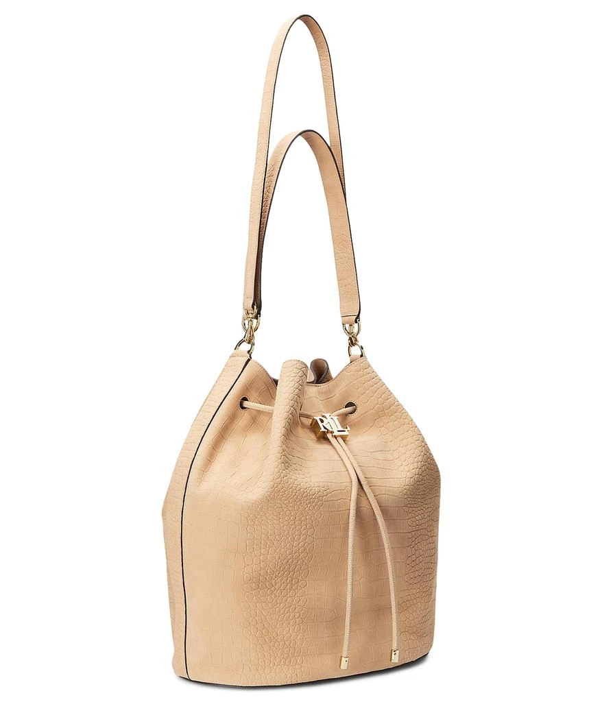 商品Ralph Lauren|Nubuck Large Andie Drawstring Bag,价格¥3855,第4张图片详细描述