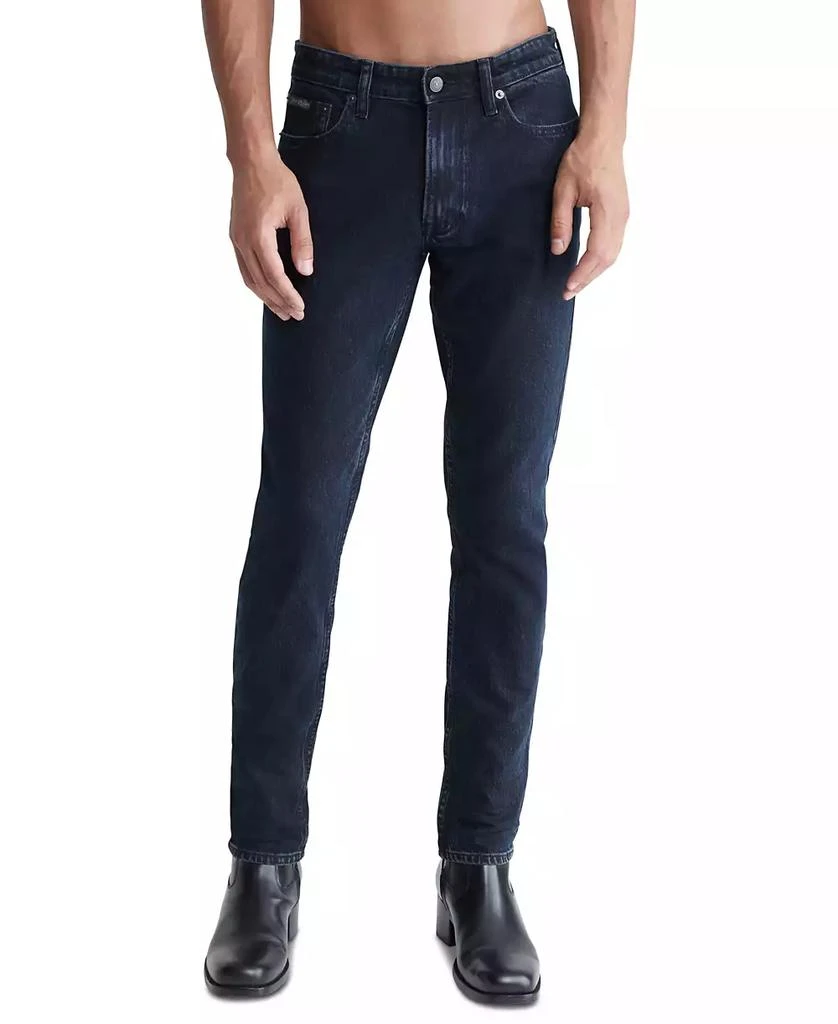 商品Calvin Klein|Men's Slim Straight-Fit Stretch Jeans,价格¥416,第1张图片
