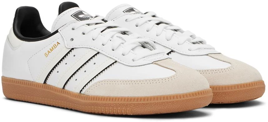 商品Adidas|白色 Samba OG 儿童运动鞋,价格¥721,第4张图片详细描述