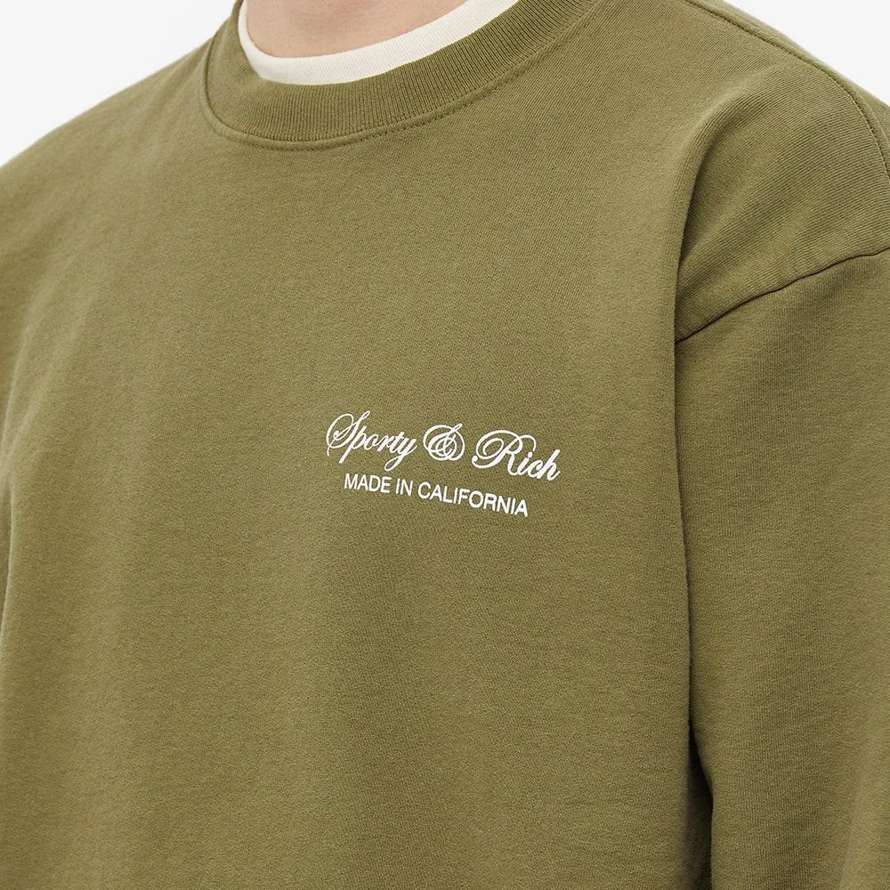 商品Sporty & Rich|Sporty & Rich Script Logo Crew Sweat,价格¥681,第5张图片详细描述