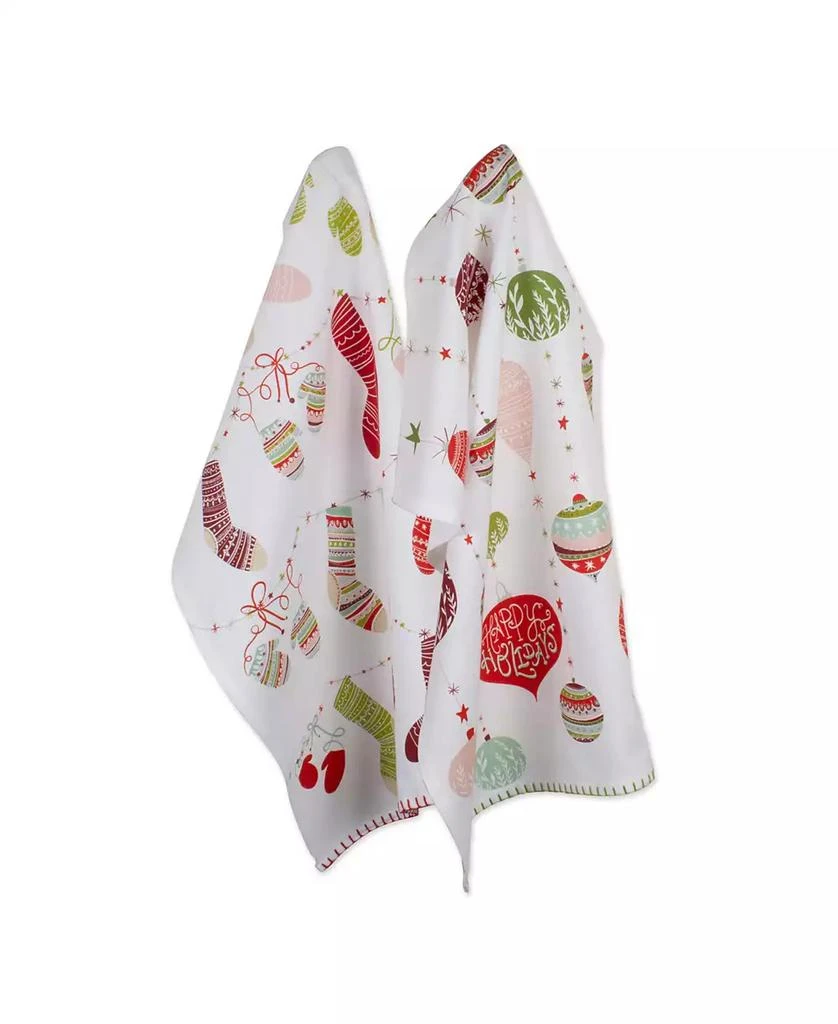 商品Design Imports|Assorted X-mas Trimmings Printed Dishtowel Set,价格¥101,第1张图片