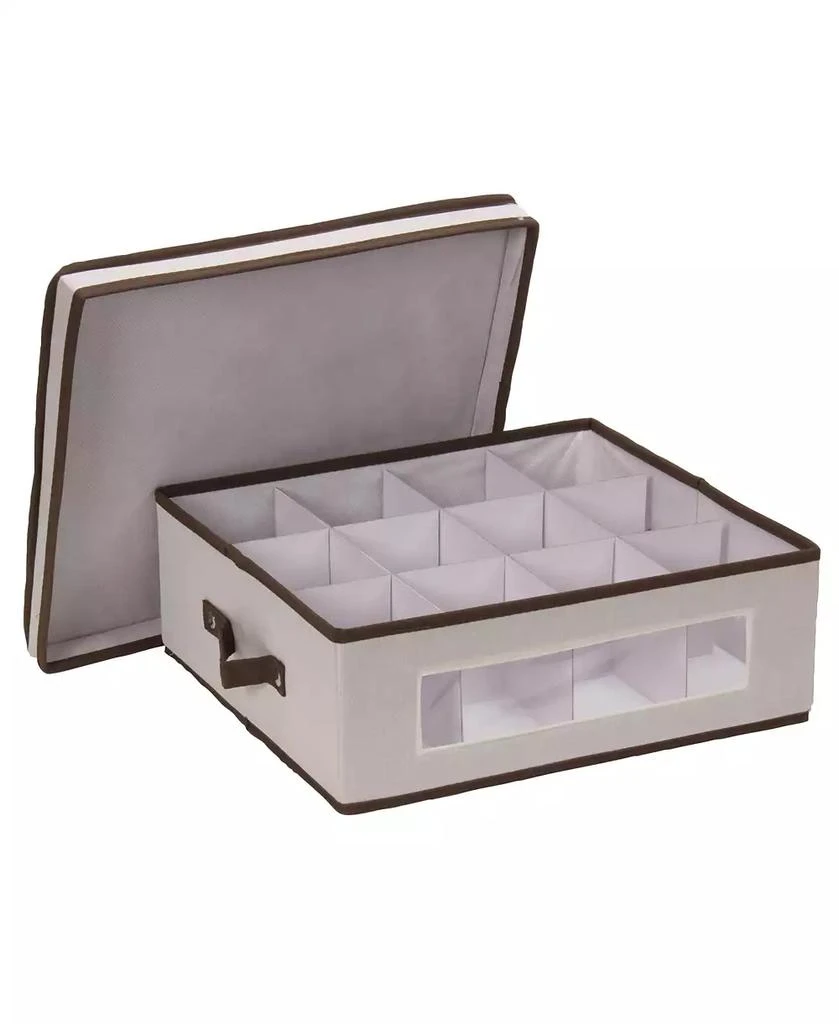 商品Household Essentials|Holiday 12 Compartments China Cup Storage Box,价格¥216,第1张图片