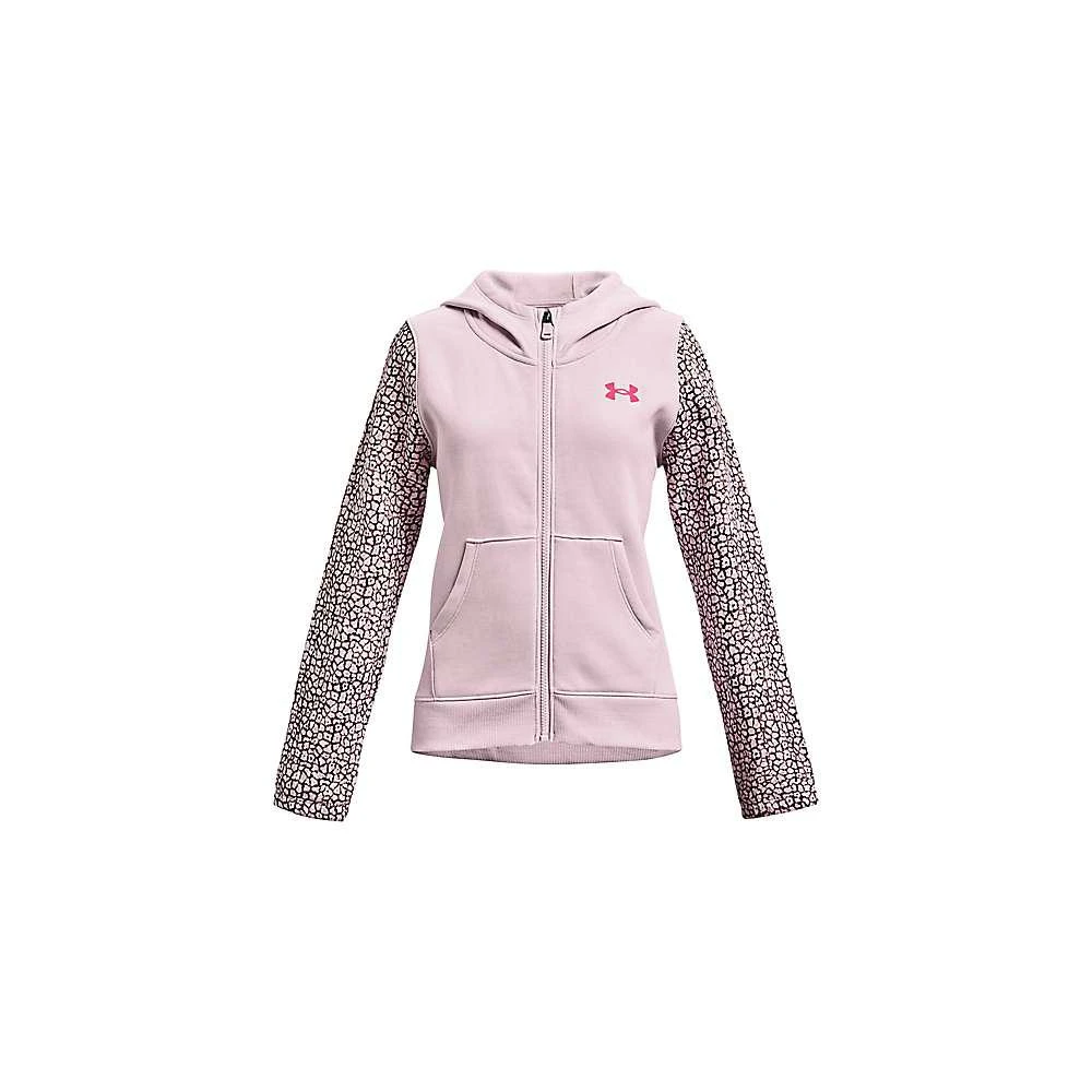 商品Under Armour|Under Armour Girls' Rival Fleece Full Zip Hoodie,价格¥281,第1张图片