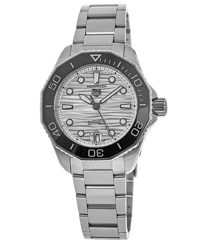 商品TAG Heuer|Tag Heuer Aquaracer 300M Automatic Grey  Dial Steel Women's Watch WBP231C.BA0626,价格¥20195,第1张图片