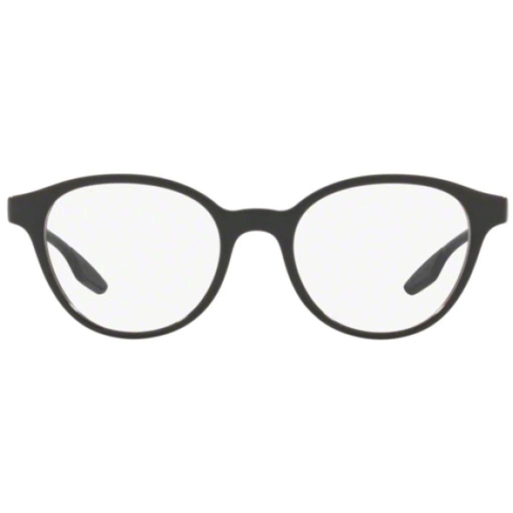 商品Prada|Prada Sport Men's Eyeglasses - Black Round Frame | PRADA SPORT 0PS 01MV 1AB1O150,价格¥591,第2张图片详细描述