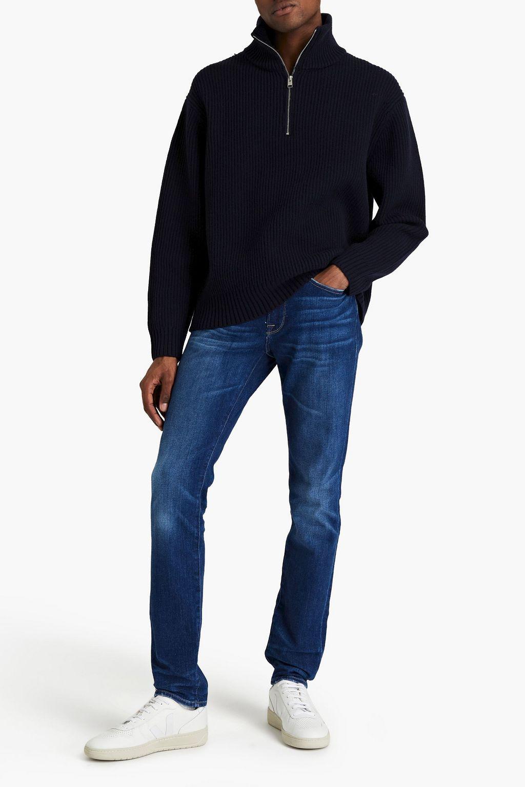 L'Homme skinny-fit faded denim jeans商品第2张图片规格展示