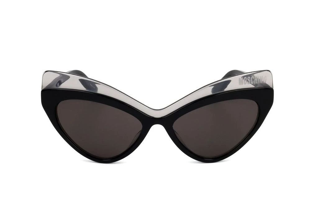 商品Moschino|Moschino Eyewear Double Cat-Eye Frame Tinted Sunglasses,价格¥753,第1张图片
