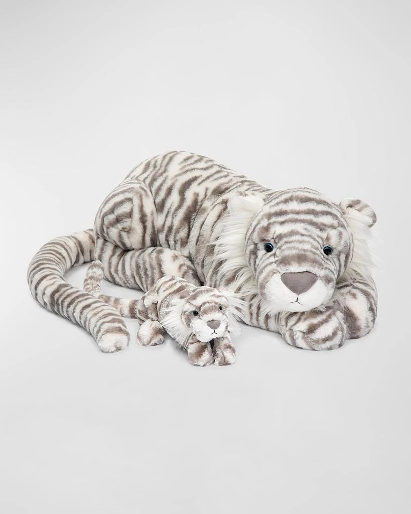 商品Jellycat|Sacha Really Big Snow Tiger Plush Toy,价格¥1552,第1张图片