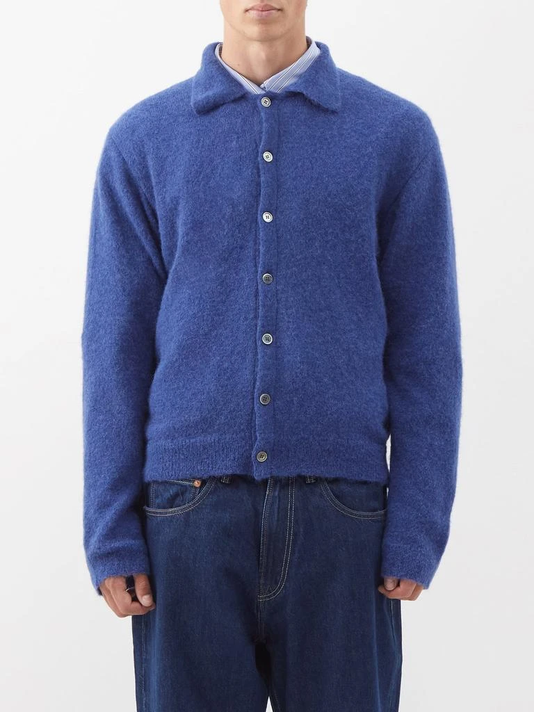 商品Our Legacy|Evening Polo alpaca-blend cardigan,价格¥2826,第1张图片