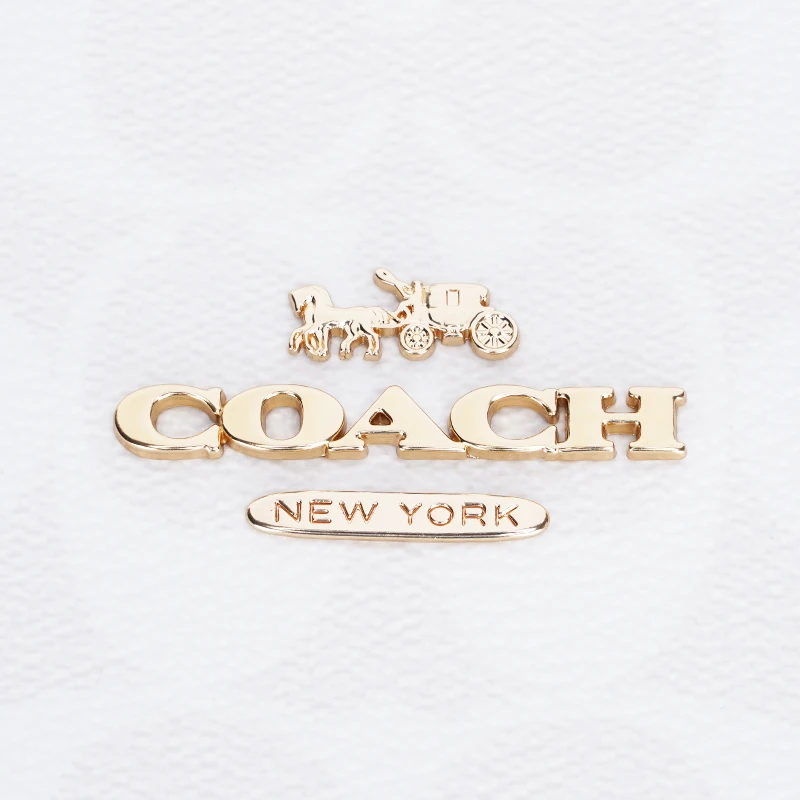 COACH 奥莱款女士大号PVC配皮单肩斜挎手提包 C4075IMRFF 商品