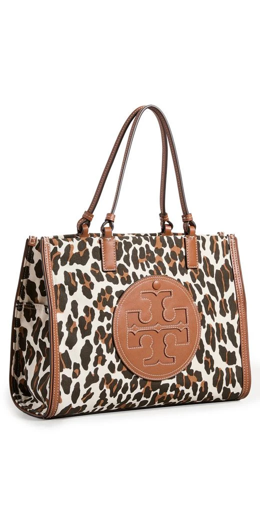 商品Tory Burch|Tory Burch Ella Leopard Canvas Small Tote,价格¥1263,第1张图片