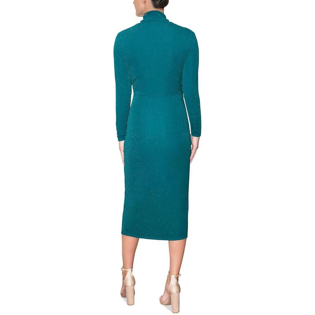 商品RACHEL Rachel Roy|Womens Faux Wrap Midi Cocktail and Party Dress,价格¥214,第2张图片详细描述