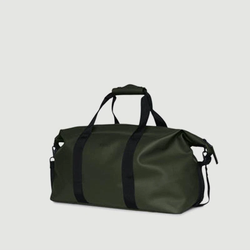 商品RAINS|Weekend bag in coated canvas Green Rains,价格¥582,第2张图片详细描述