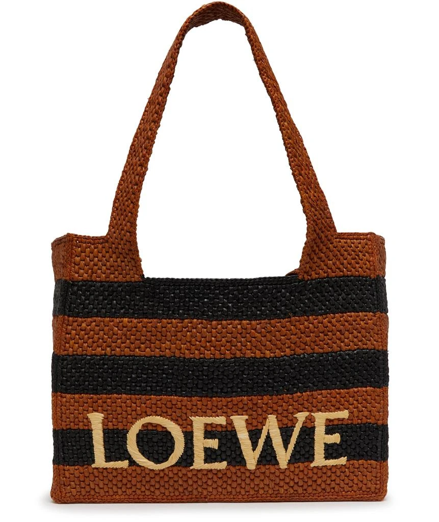 商品Loewe|Loewe font 中号条纹托特包,价格¥16233,第2张图片详细描述