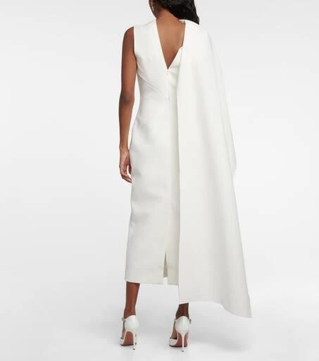 商品ROKSANDA|Bridal Edith crêpe midi dress,价格¥13444,第3张图片详细描述