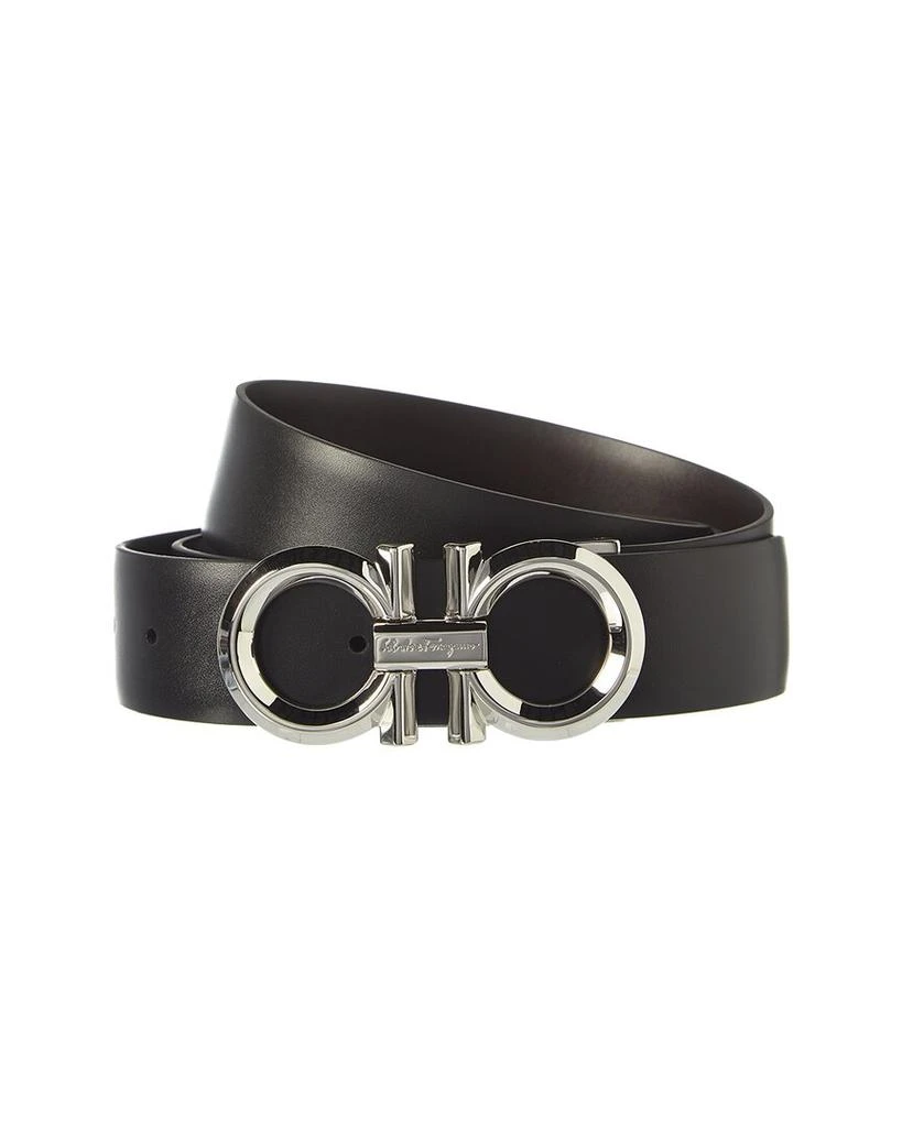 商品Salvatore Ferragamo|Salvatore Ferragamo Gancini Reversible & Adjustable Leather Belt,价格¥3716,第1张图片
