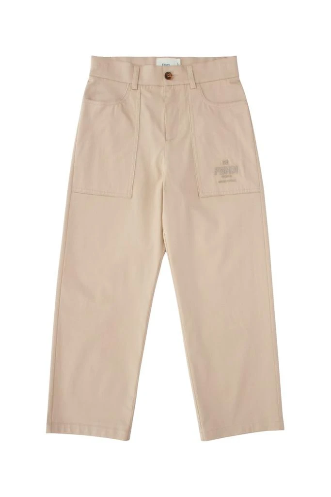 商品Fendi|Fendi Kids Logo-Detailed Trousers,价格¥2174,第1张图片