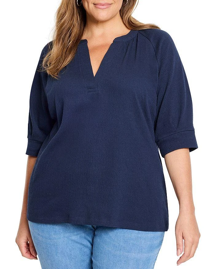 商品NIC+ZOE Plus|Crinkle Knit Café Top,价格¥877,第1张图片