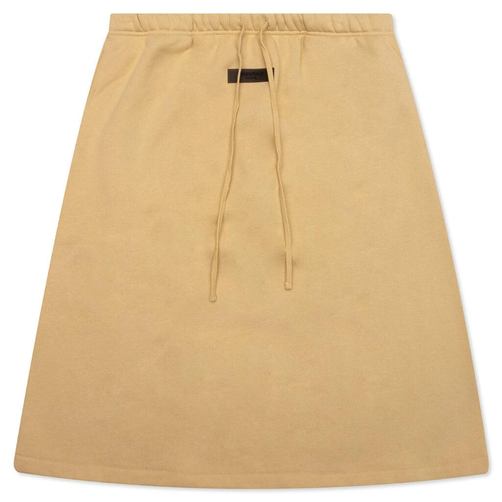 商品Essentials|Women's Midlength Skirt - Sand,价格¥532,第1张图片