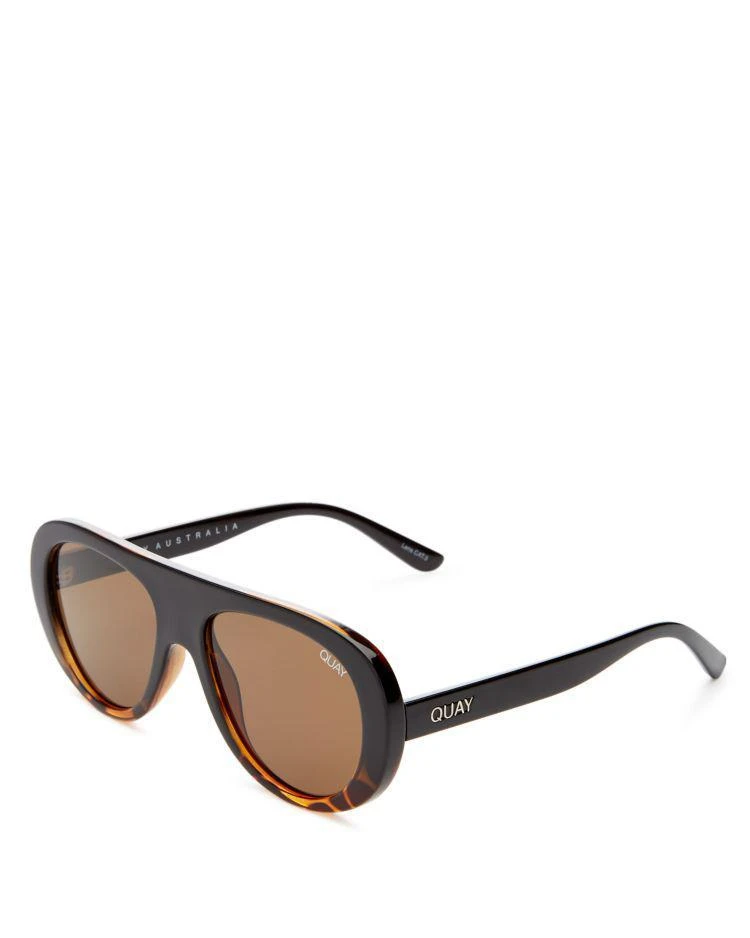 商品Quay|Women's Bold Move Aviator Sunglasses, 54mm,价格¥445,第2张图片详细描述