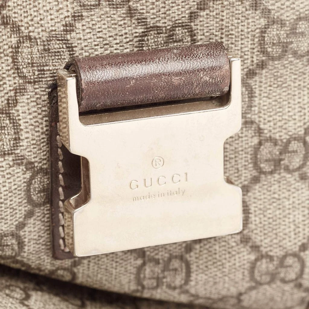 Gucci Beige/Brown GG Supreme Canvas and Leather Diaper Messenger Bag 商品