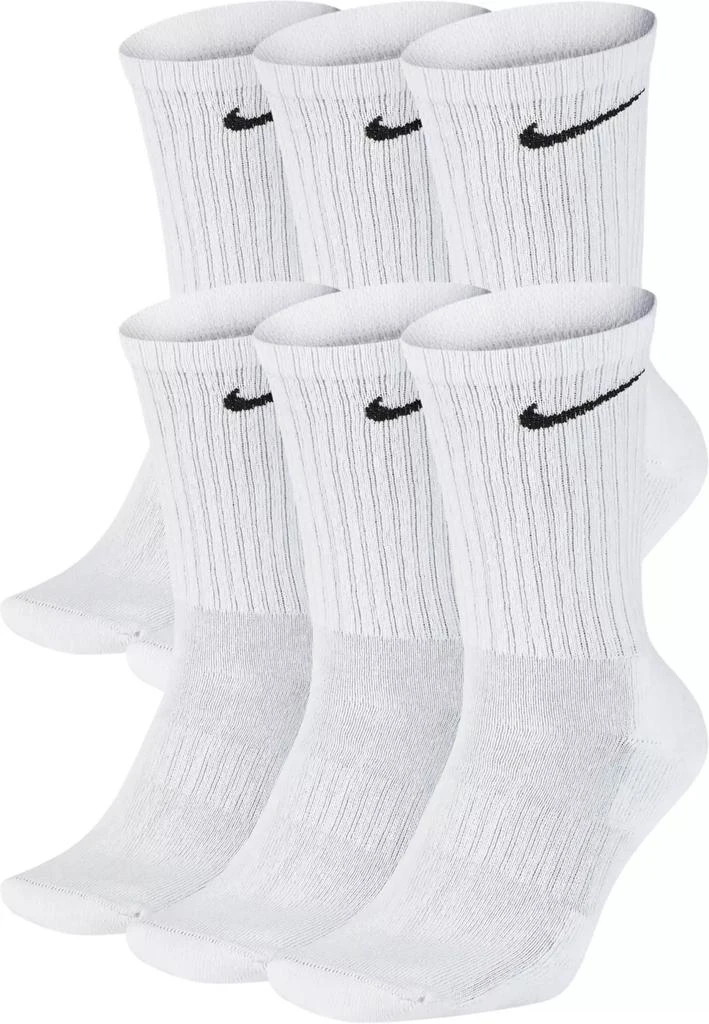 商品NIKE|Nike Kids' Everyday Cushioned Crew Socks - 6 Pack,价格¥197,第1张图片详细描述