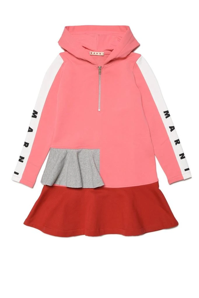 商品Marni|Marni Kids Logo Printed Colour-Blocked Dress,价格¥949,第1张图片