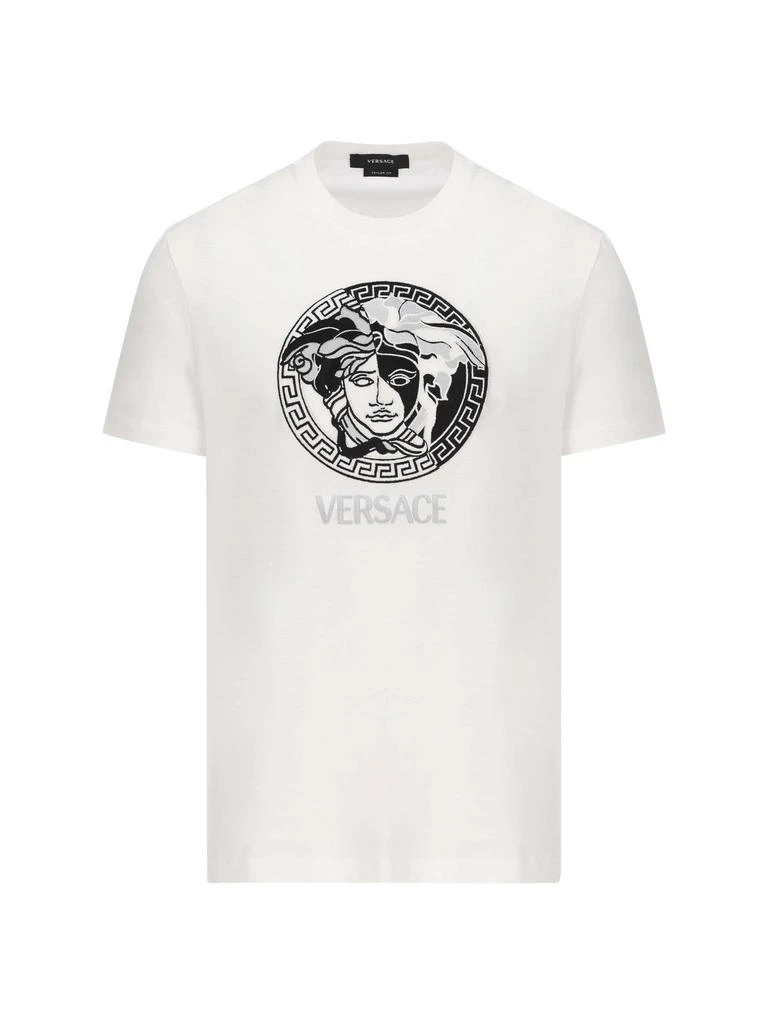 商品Versace|Versace Medusa Printed Crewneck T-Shirt,价格¥4254,第1张图片