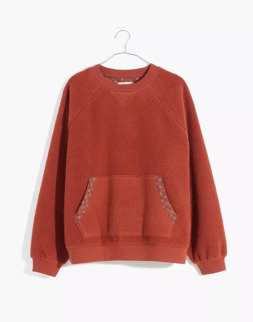 商品Madewell|(Re)sourced Sherpa Sweatshirt: Quilted Edition,价格¥645,第7张图片详细描述