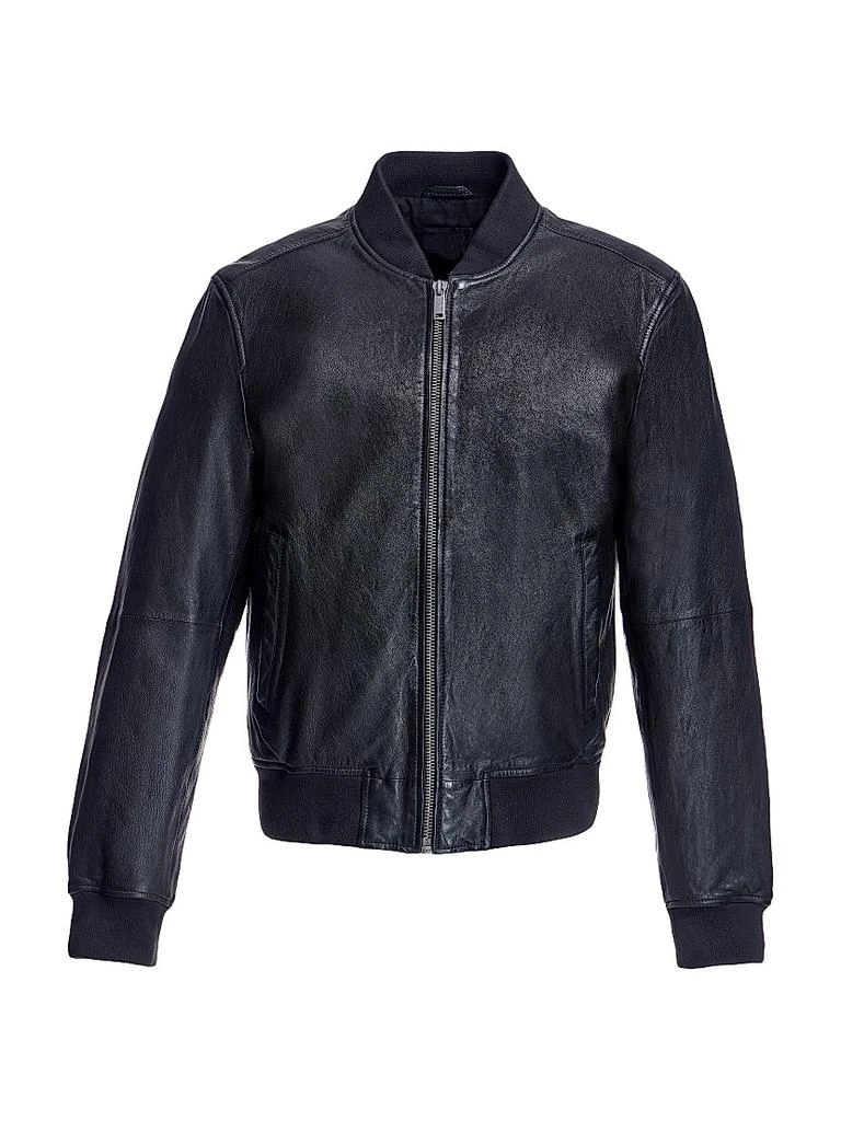 商品Maximilian|Men's Leather Bomber Jacket,价格¥5141,第1张图片