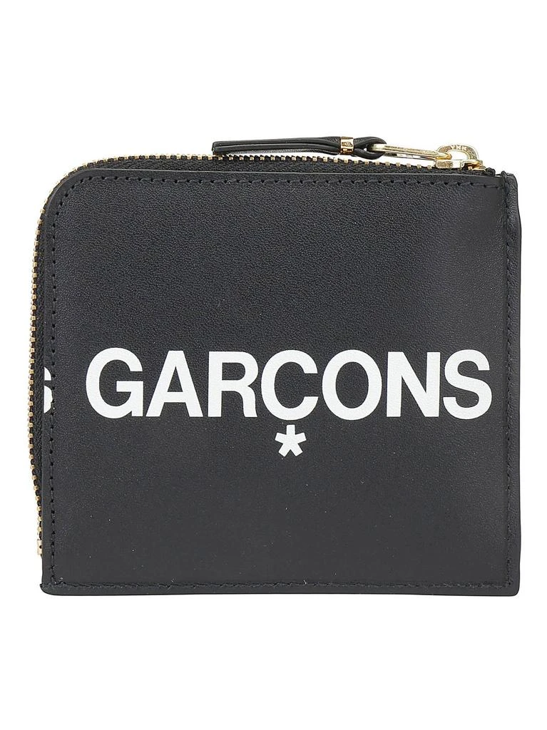 商品Comme des Garcons|Comme des Garçons Wallet Logo Zip Around Wallet,价格¥672,第2张图片详细描述