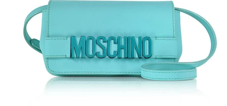 商品Moschino|Logo皮革迷你斜挎包,价格¥2363,第1张图片