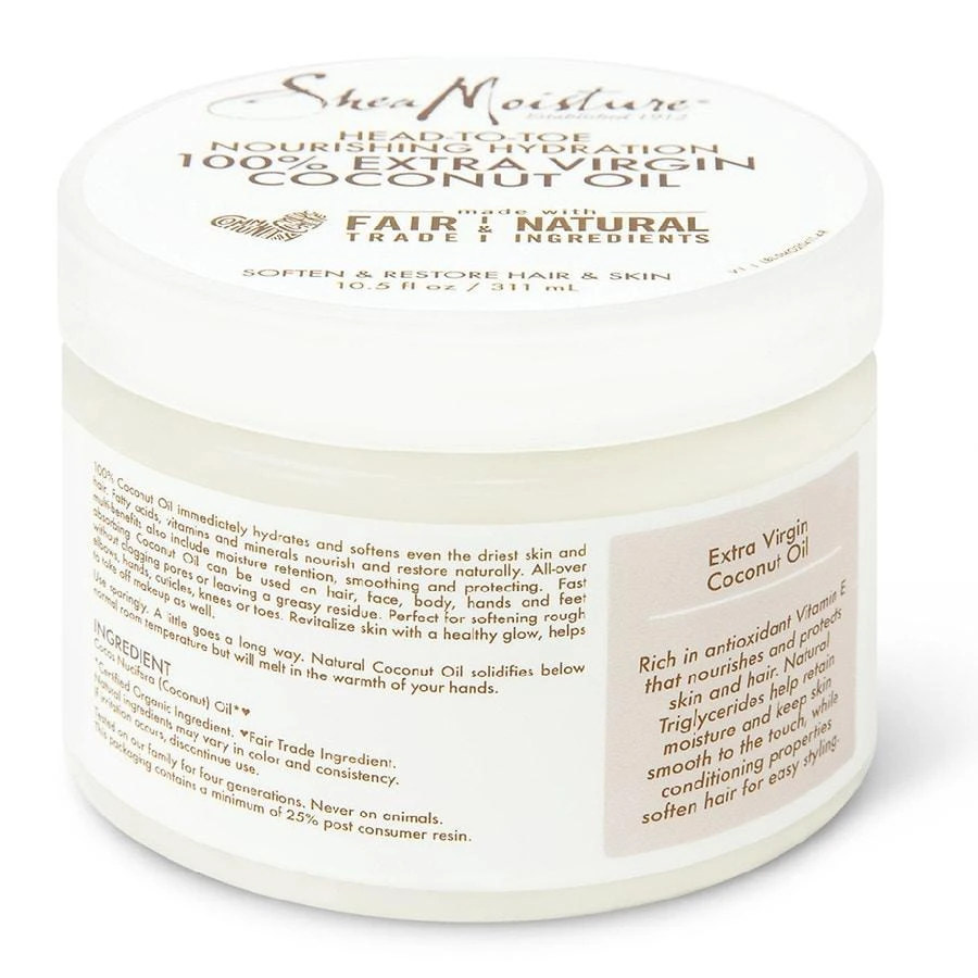 商品SheaMoisture|Head-to-Toe Nourishing Hydration, 100% Virgin Coconut Oil,价格¥107,第2张图片详细描述