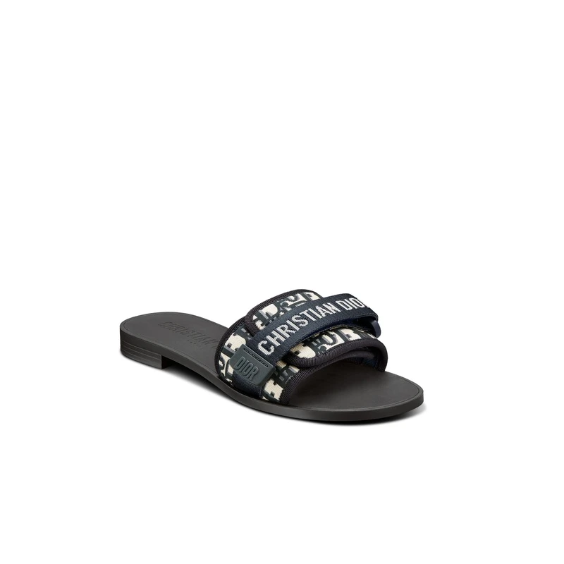 商品Dior|Dior 迪奥 女士蓝色科技面料凉拖,价格¥4557,第1张图片
