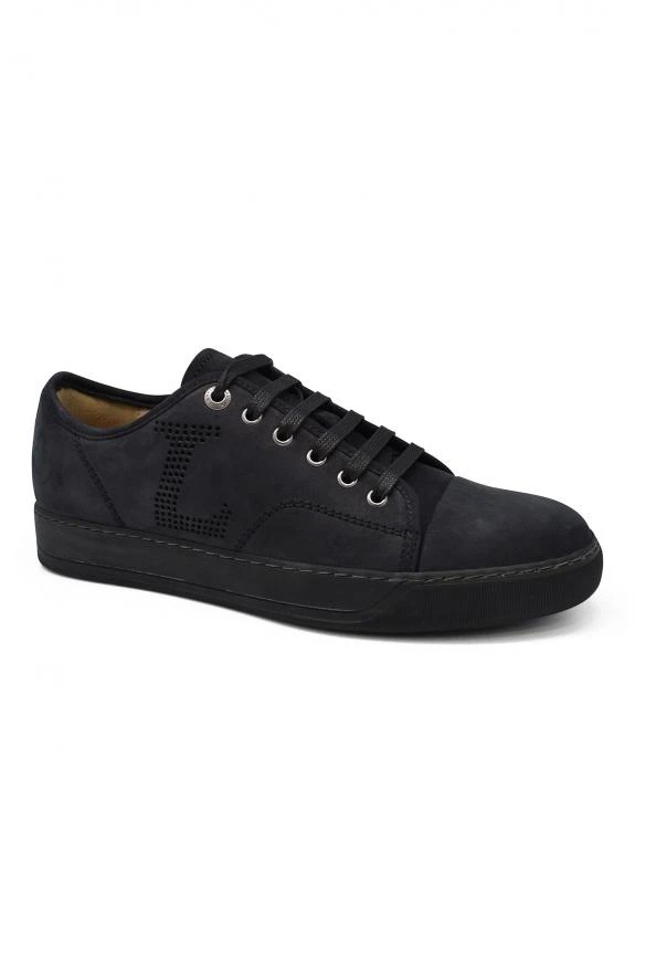 商品Lanvin|Luxury Sneakers For Men   Lanvin Dbb1 Sneakers In Blue Suede,价格¥2824,第2张图片详细描述