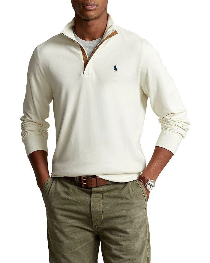 商品Ralph Lauren|Luxury Jersey Quarter-Zip Pullover,价格¥936,第1张图片