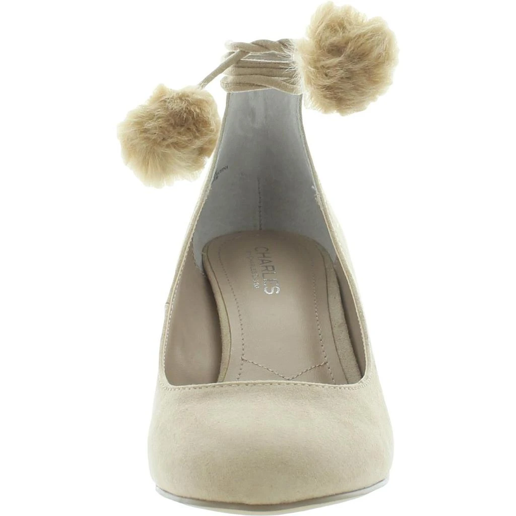 商品Charles David|Charles by Charles David Womens Libby Pom Pom Round Toe Pumps,价格¥54,第5张图片详细描述