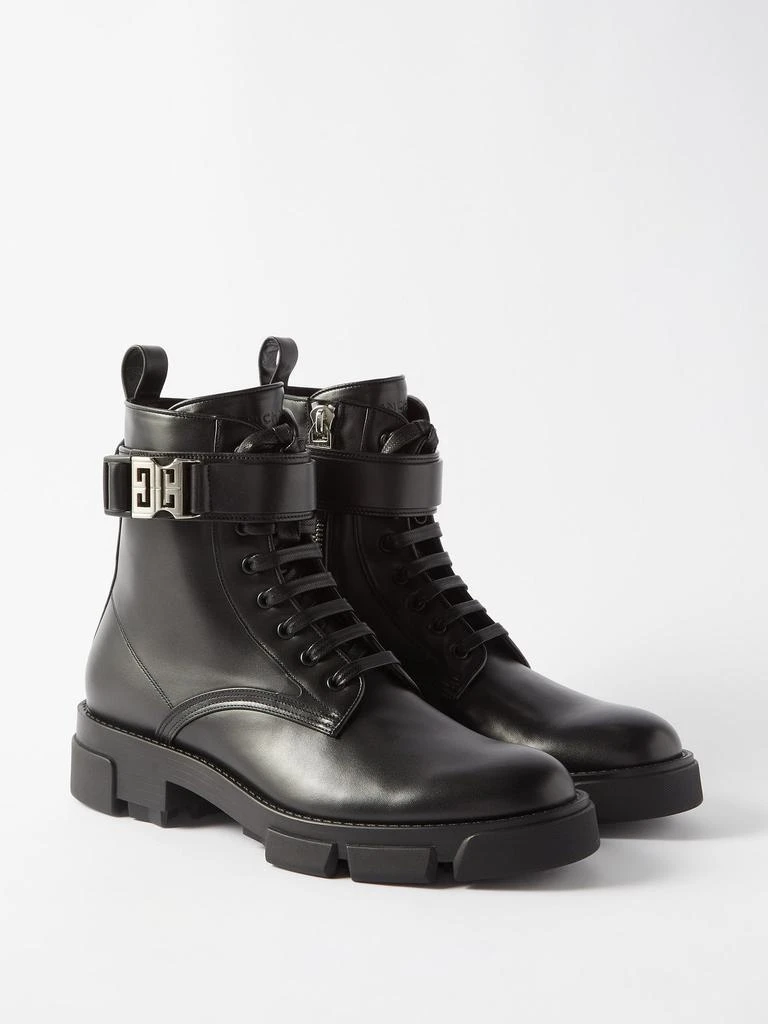 商品Givenchy|Terra 4G-buckled leather boots,价格¥6647,第5张图片详细描述