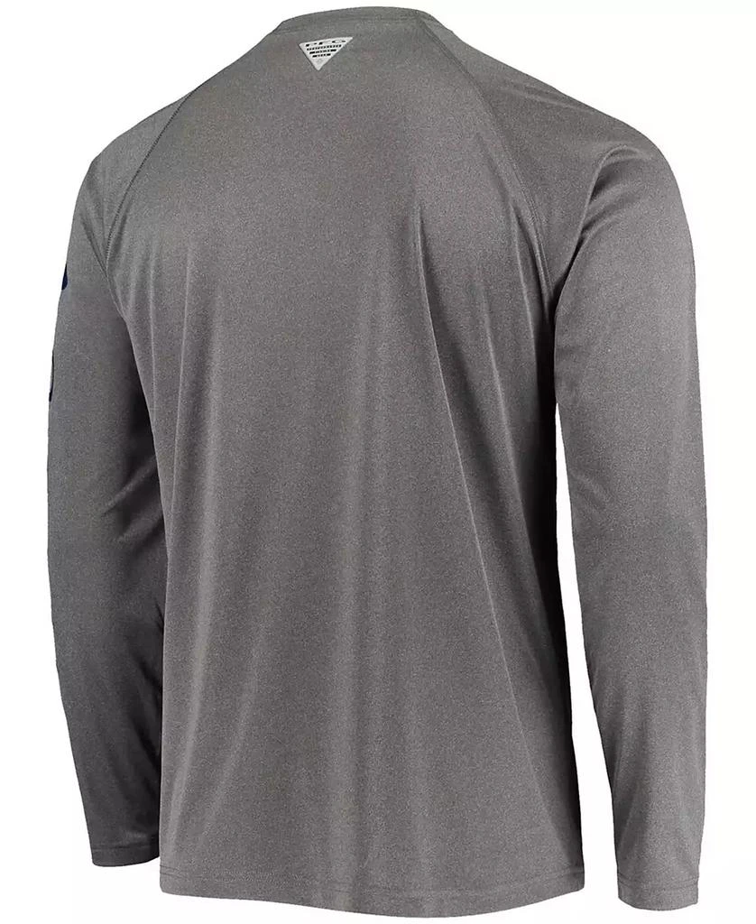 商品Columbia|Men's Charcoal Alabama Crimson Tide PFG Terminal Tackle Omni-Shade Long Sleeve T-shirt,价格¥252,第2张图片详细描述