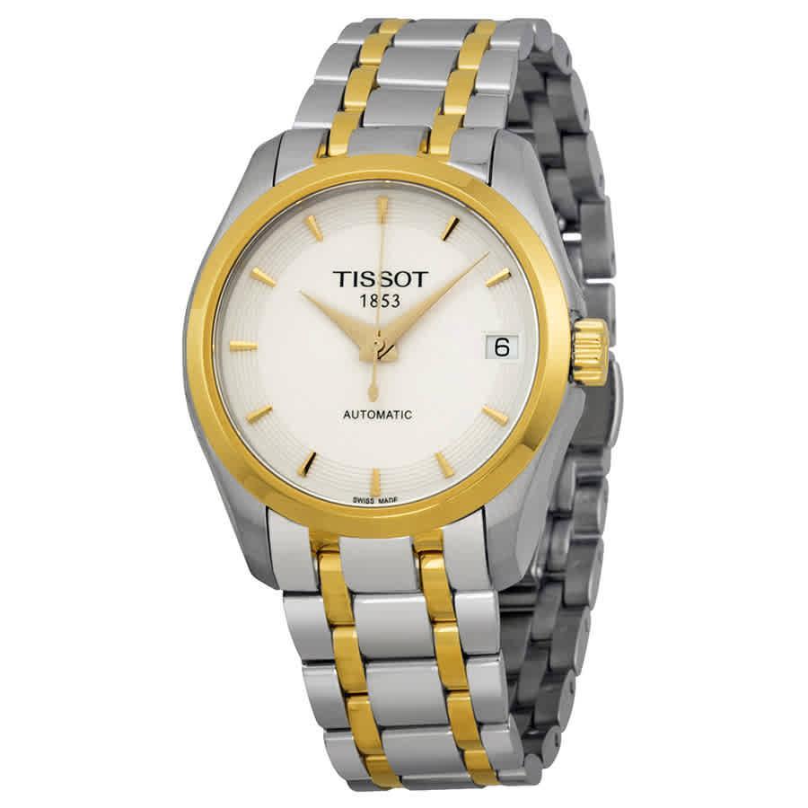商品Tissot|Couturier Automatic White Dial Ladies Watch T035.207.22.011.00,价格¥1633,第1张图片