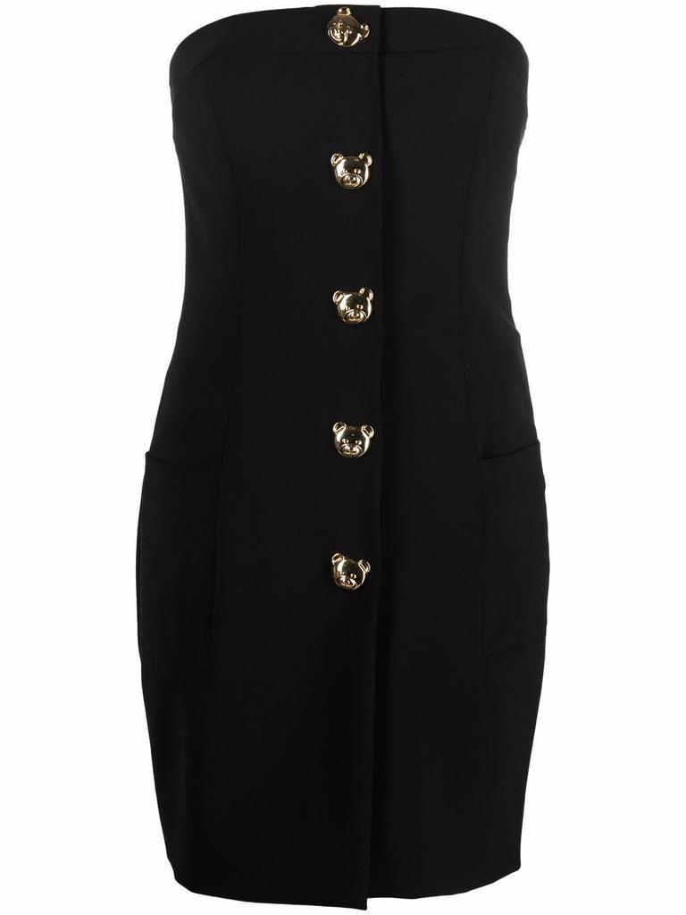 商品Moschino|Moschino Women's Black Polyester Dress,价格¥11811,第1张图片