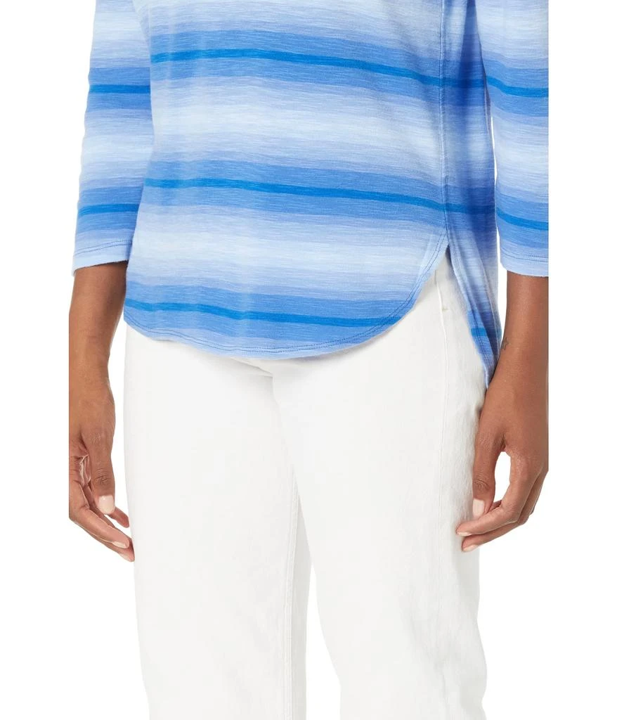商品Tommy Bahama|Ashby Ombre Stripe 3/4 Sleeve Tee,价格¥234,第3张图片详细描述