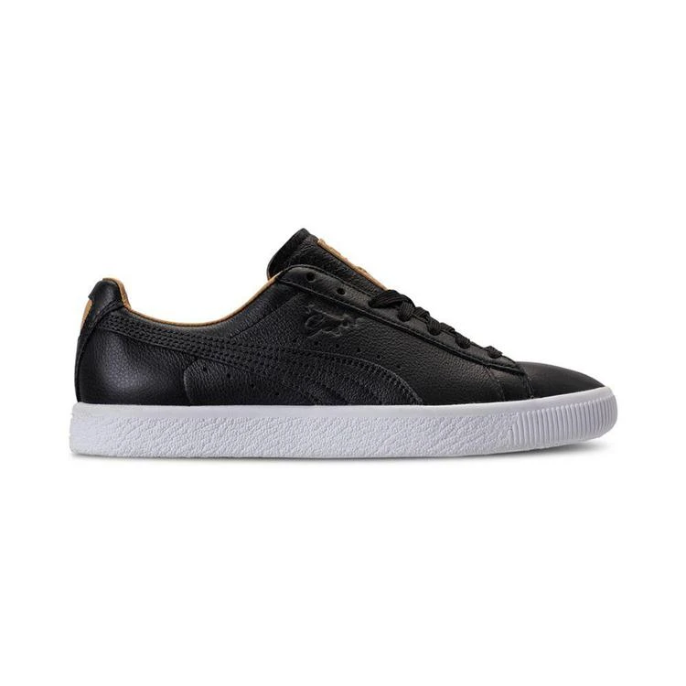 商品Puma|Women's Clyde Core Leather Casual Sneakers from Finish Line,价格¥333,第2张图片详细描述